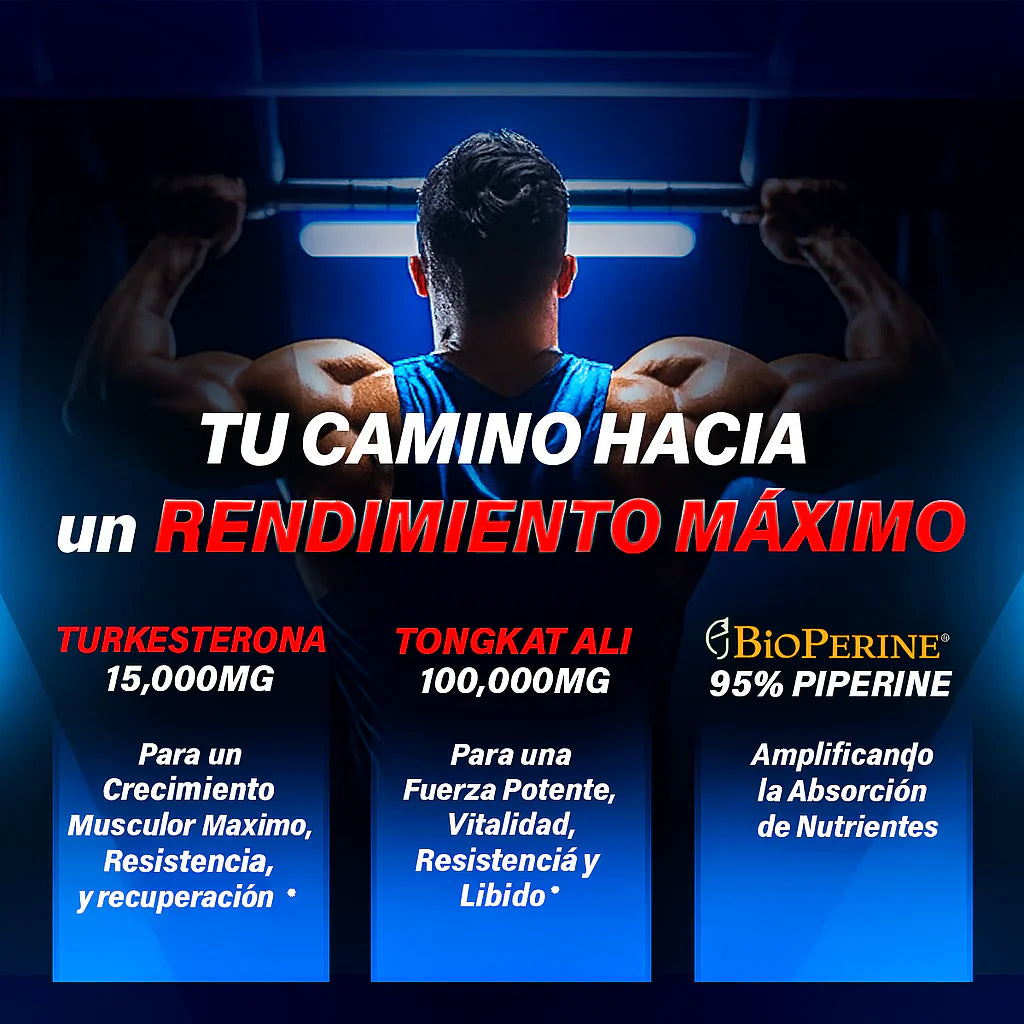 Old School Turkesterone™ Gana Masa Magra, Fuerza y Rendimiento sin Efectos Secundarios