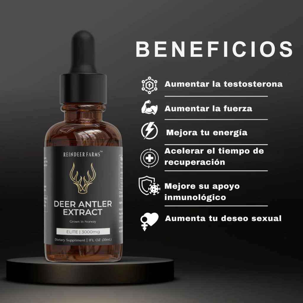 Deer Antler Extract – Vitalidad Premium desde Noruega