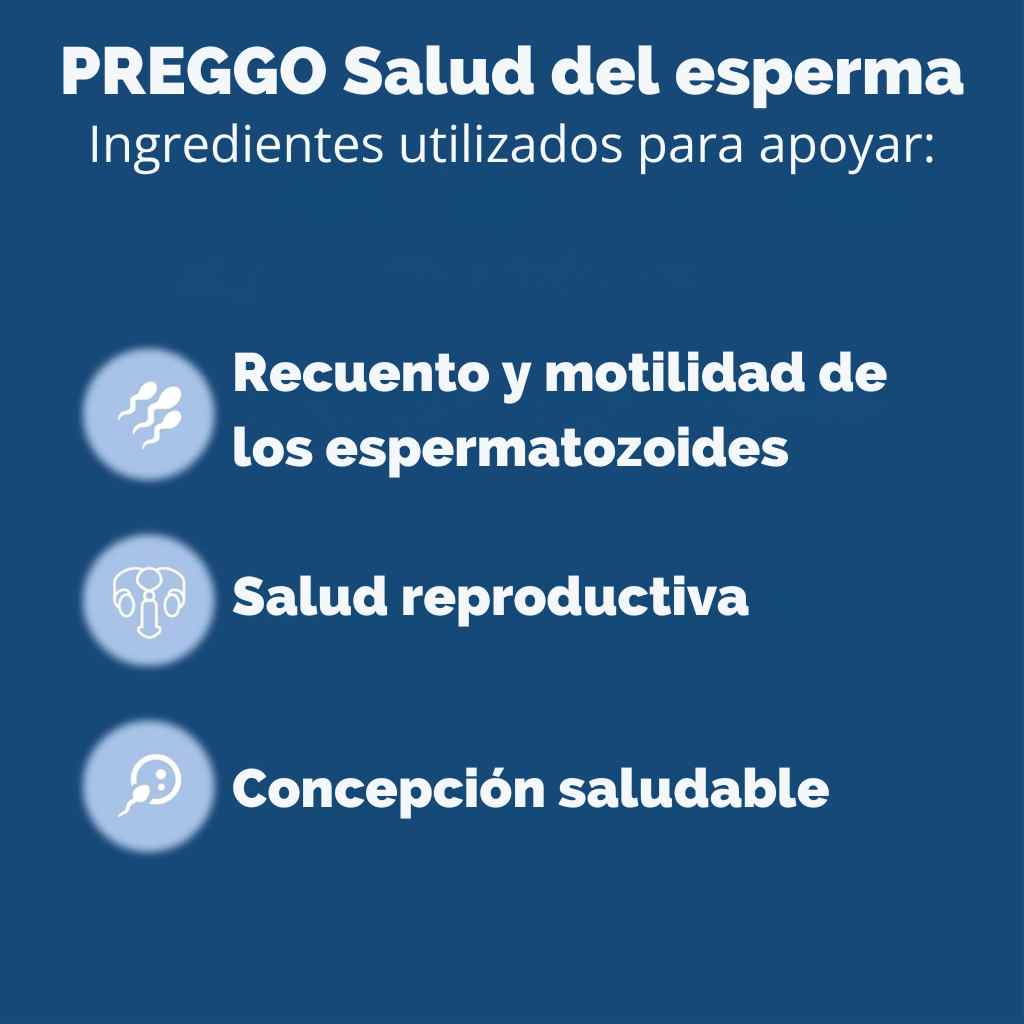 Preggo™ Sperm Health – Vitalidad Masculina desde la raíz