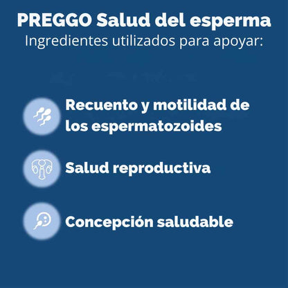 Preggo™ Sperm Health – Vitalidad Masculina desde la raíz