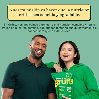 SuperGreens Gummies™ – Nutrientes diarios para energía, digestión e inmunidad